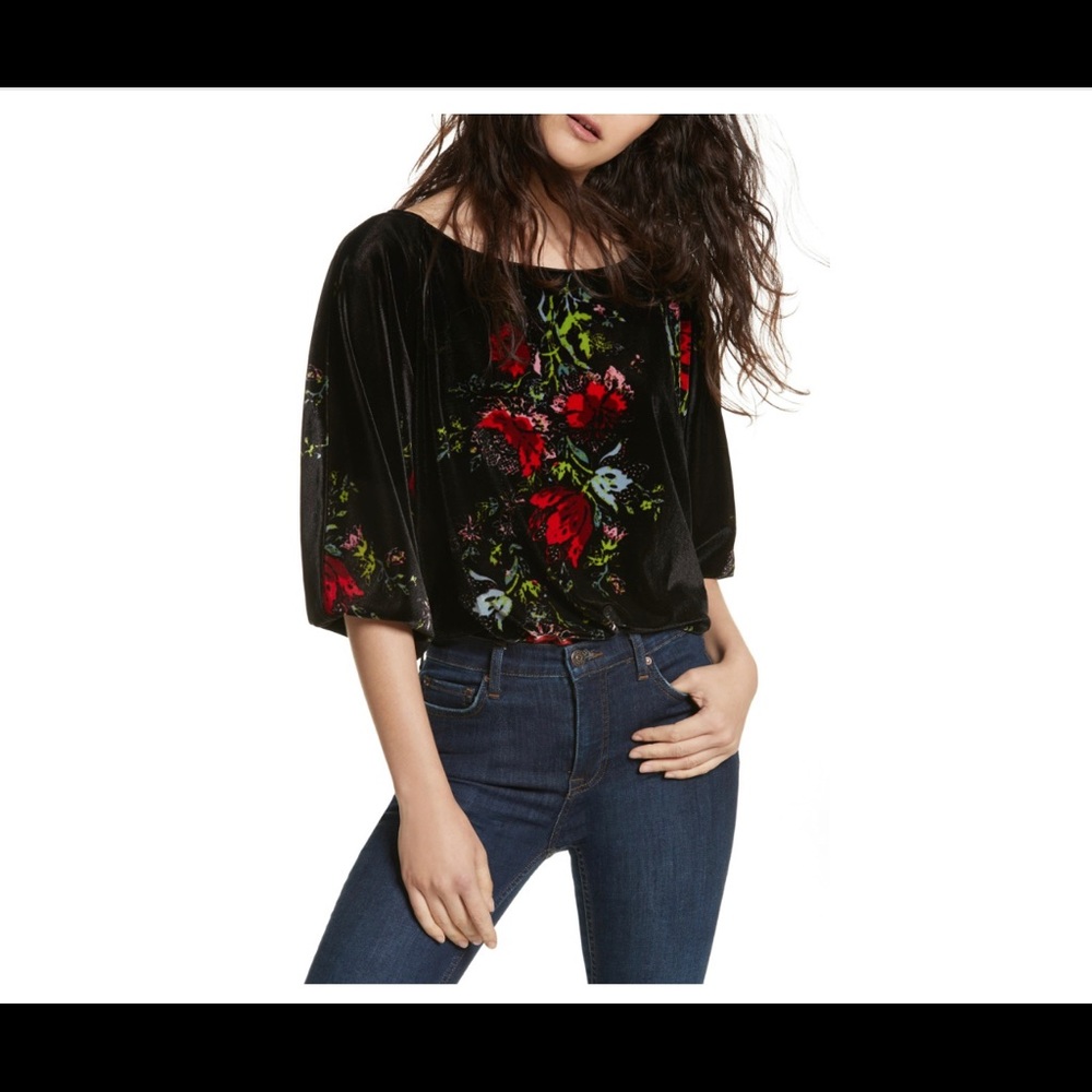 Free People Velvet Bodysuit NWT